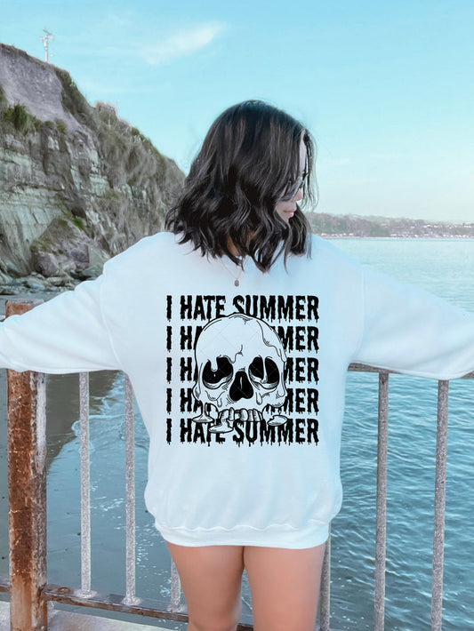 I HATE SUMMER T-SHIRT OR PICK FROM 200 COLOR & STYLE OPTIONS! - TAT 4-7 DAYS