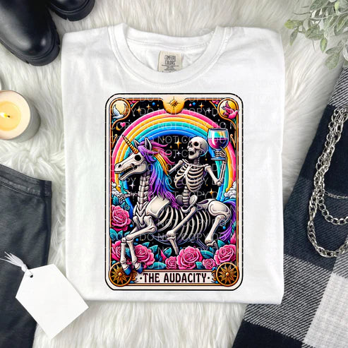 THE AUDACITY TAROT - T-SHIRT OR PICK FROM 200 COLOR & STYLE OPTIONS! - TAT 4-7 DAYS