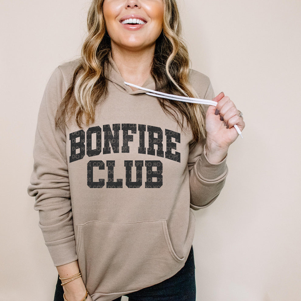 BONFIRE CLUB T-SHIRT OR PICK FROM 200 COLOR & STYLE OPTIONS! - TAT 4-7 DAYS