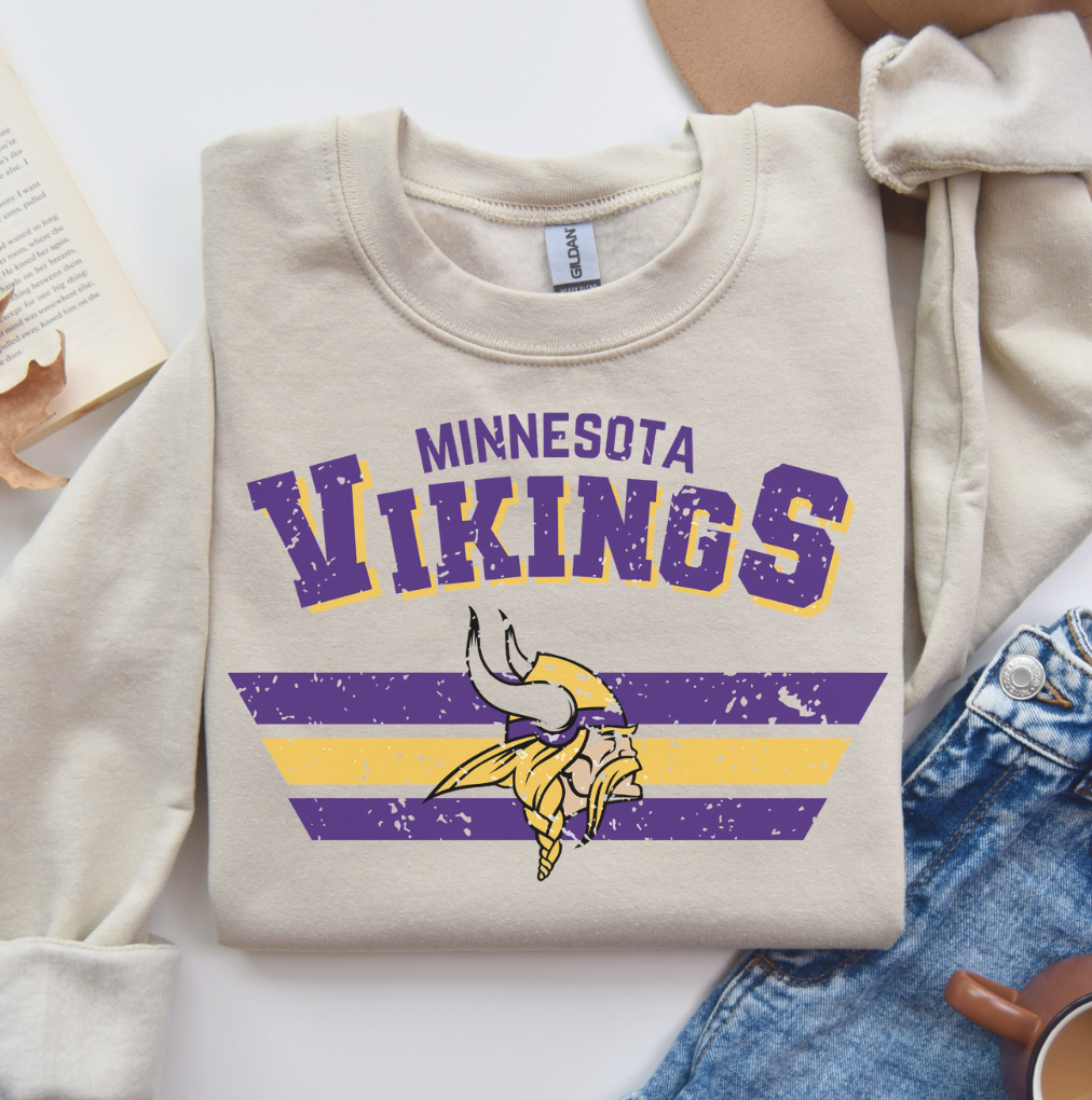 VIKES T-SHIRT OR PICK FROM 200 COLOR & STYLE OPTIONS! - TAT 4-7 DAYS