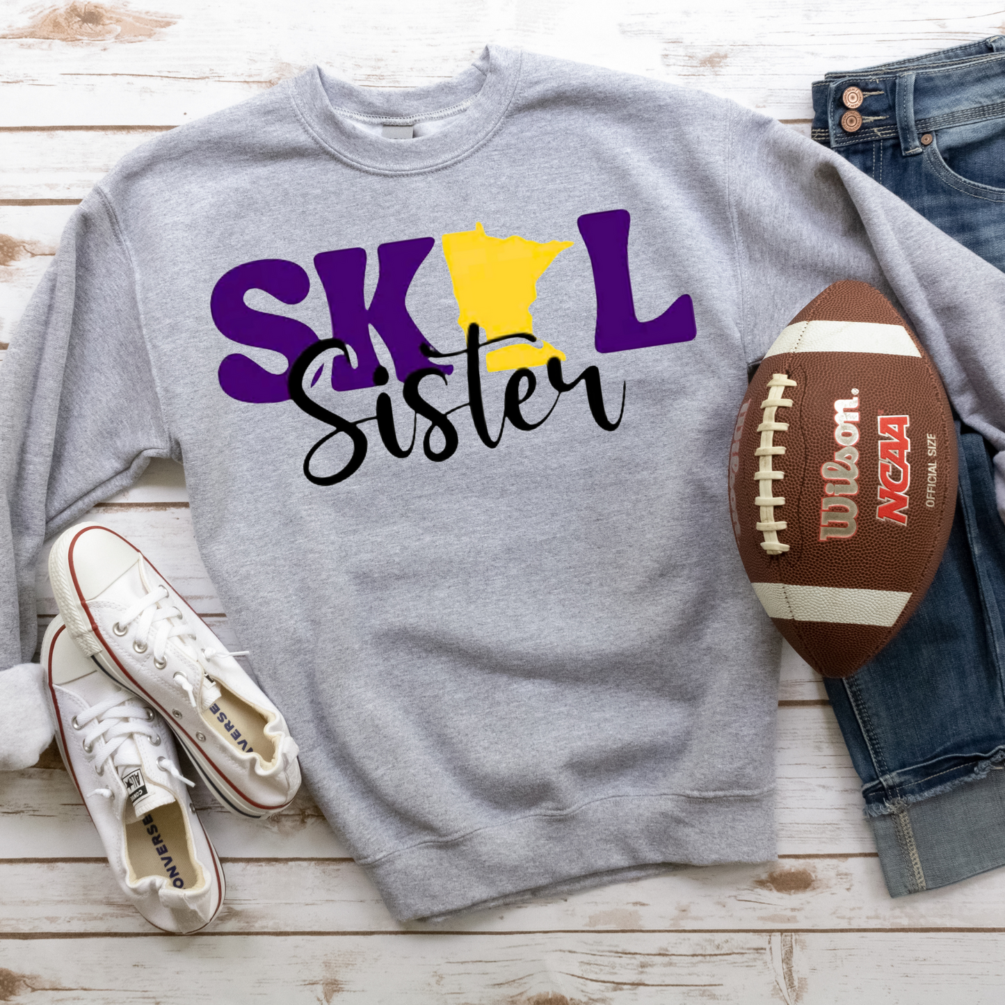 SKOL SISTER T-SHIRT - OR -  200 COLOR & STYLE OPTIONS! - TAT 4-7 DAYS