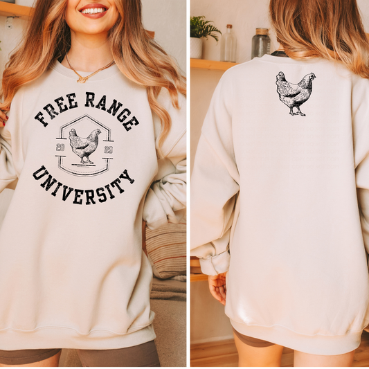 FREE RANGE UNIVERSITY T-SHIRT OR PICK FROM 200 COLOR & STYLE OPTIONS! - TAT 4-7 DAYS