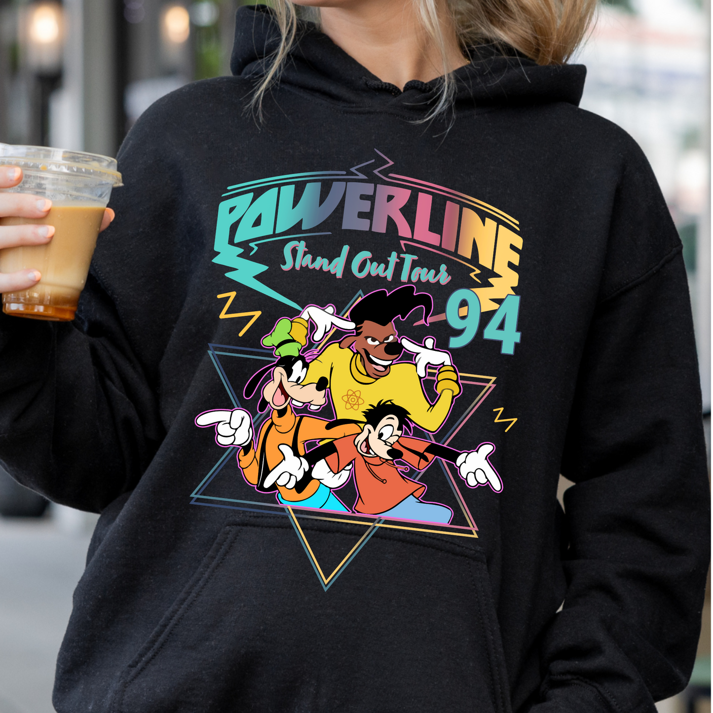 POWELINE CONCERT HOODIE Front and Back OR PICK FROM 200 COLOR & STYLE OPTIONS! - TAT 4-7 DAYS