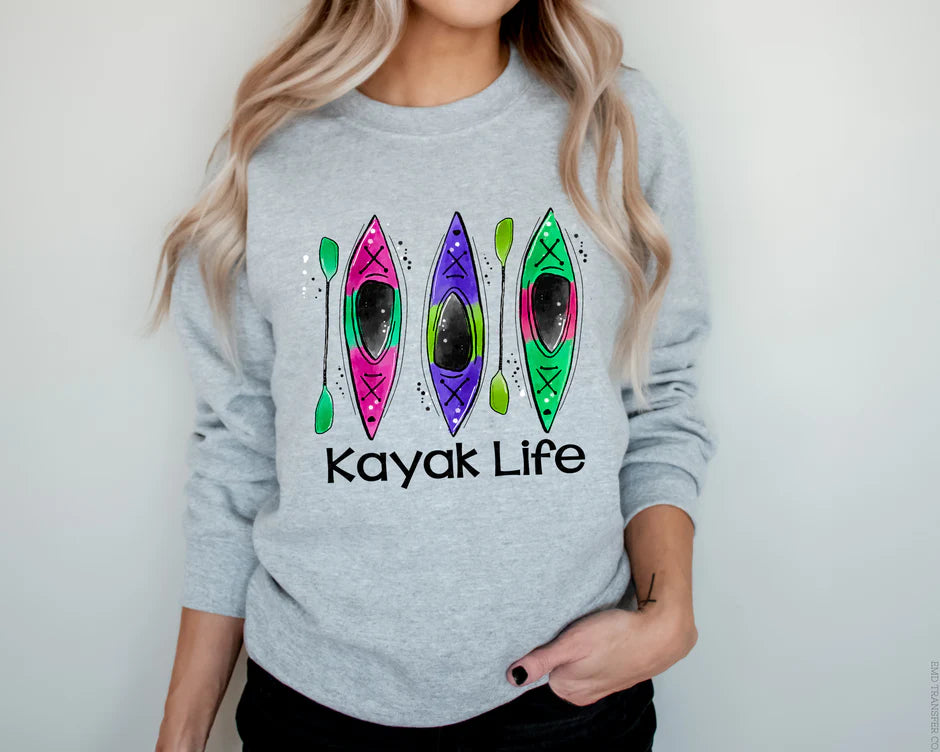 KAYAK LIFE SWEATSHIRT OR T-SHIRT