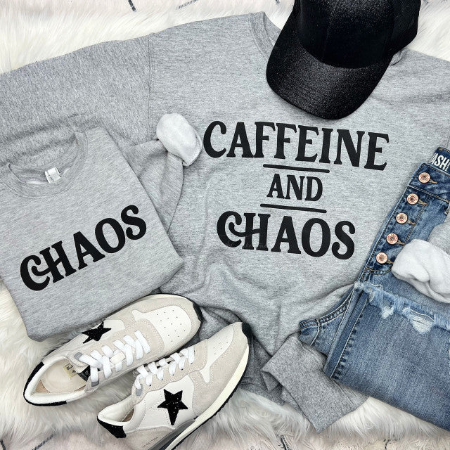 Caffeine and Chaos PUFF Screen Printed